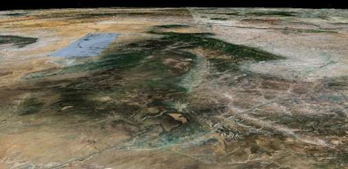 The Southwestern U.S. id dominated by the Navajo Meteor Impact
